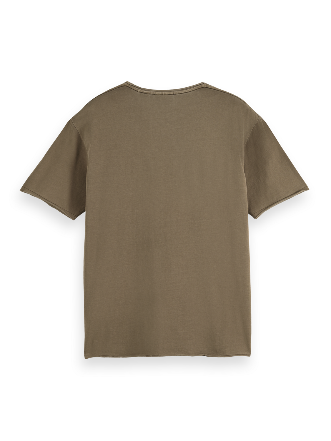 RELAXED FIT RAW EDGE T-SHIRT