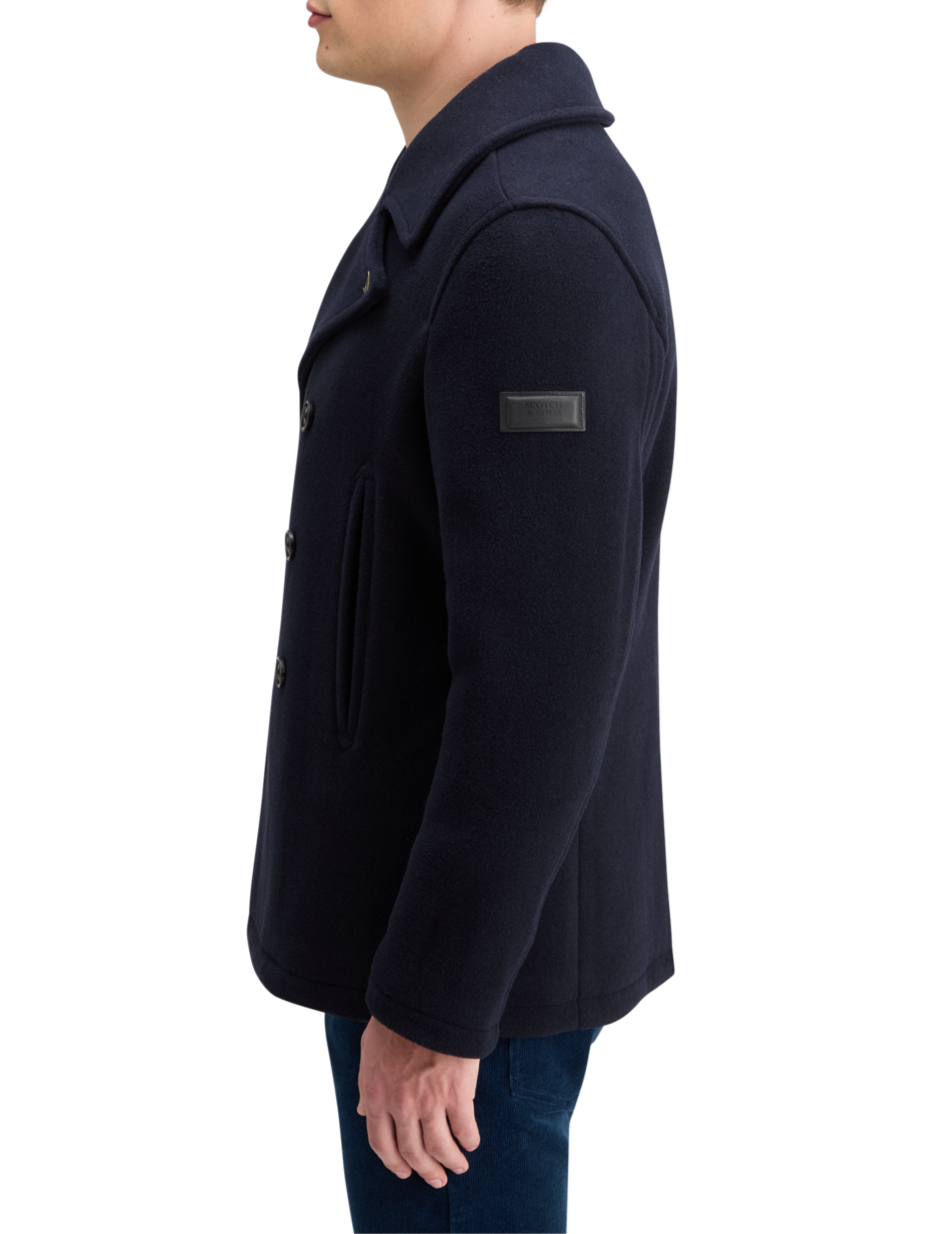 WOOL BLEND PEACOAT