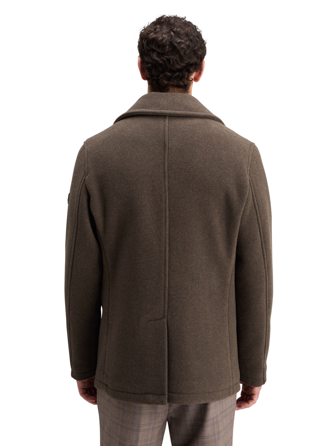 WOOL BLEND PEACOAT