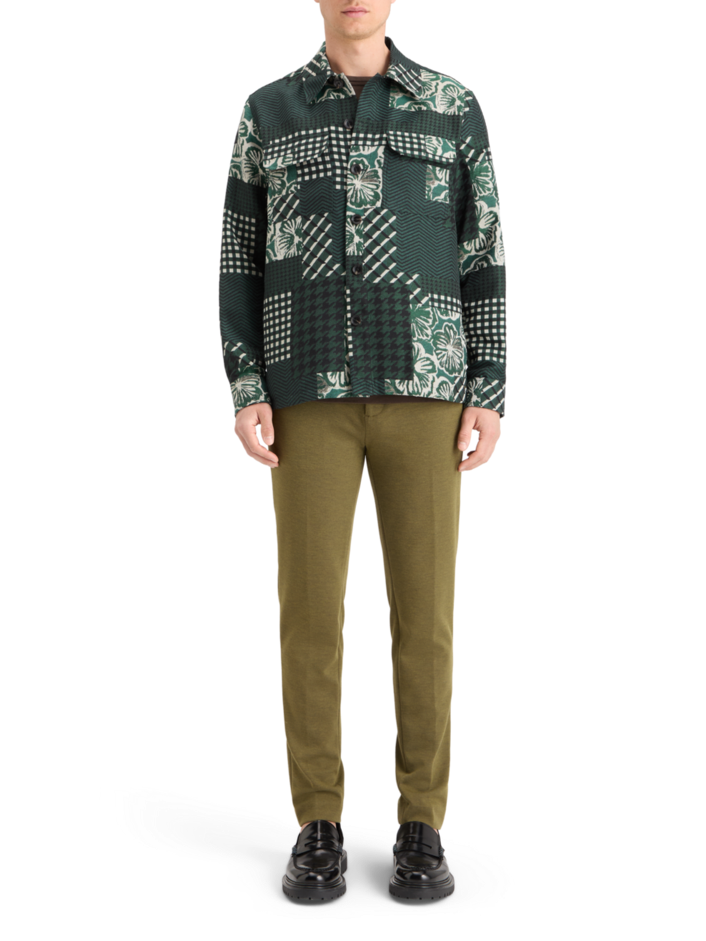 SCNTCH&SODA アウター PATCHWORK JACQUARD OVERSHIRT – Scotch & Soda Amsterdam