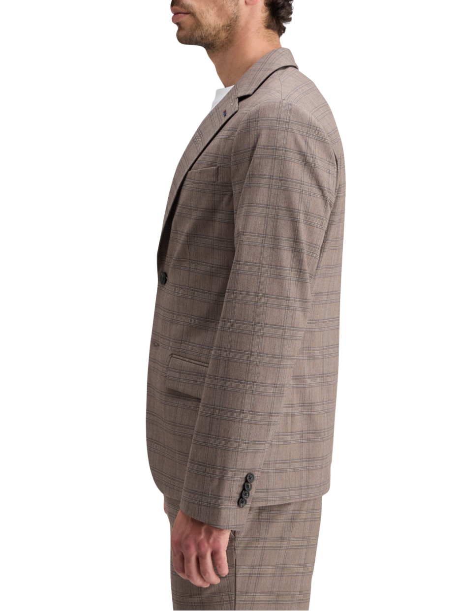 SINGLE BREASTED YARN-DYED BLAZER