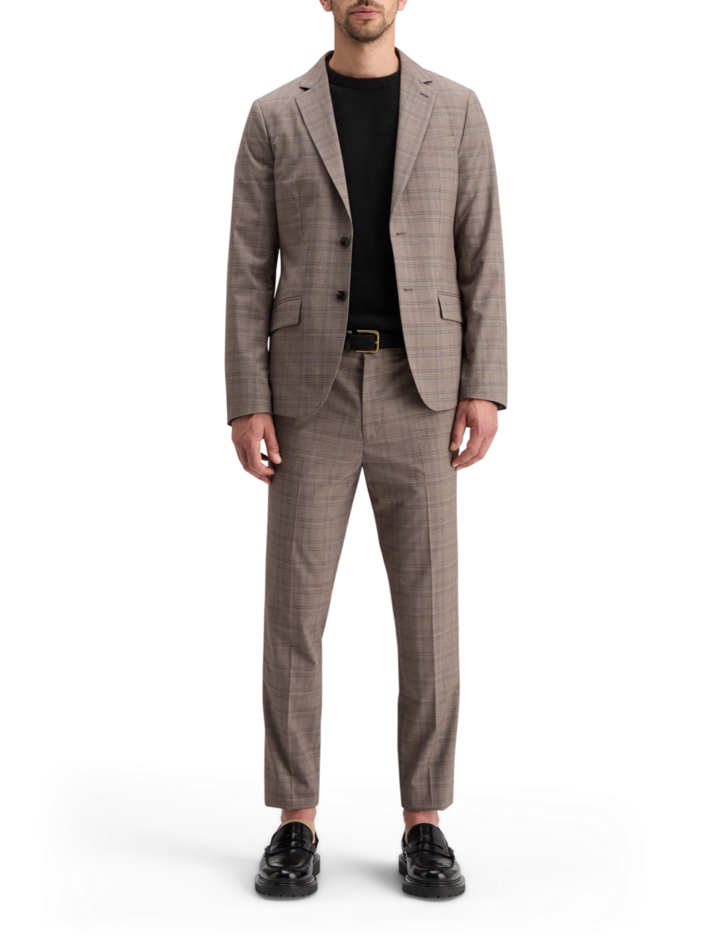 SINGLE BREASTED YARN-DYED BLAZER