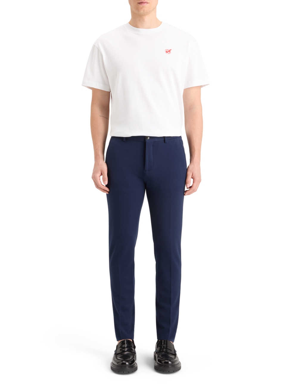 Mott - knitted slim fit chino