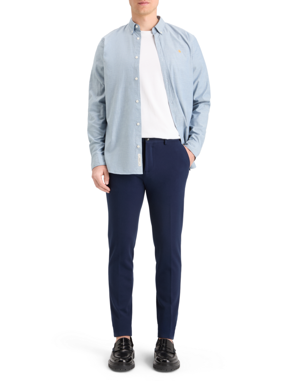 Mott - knitted slim fit chino