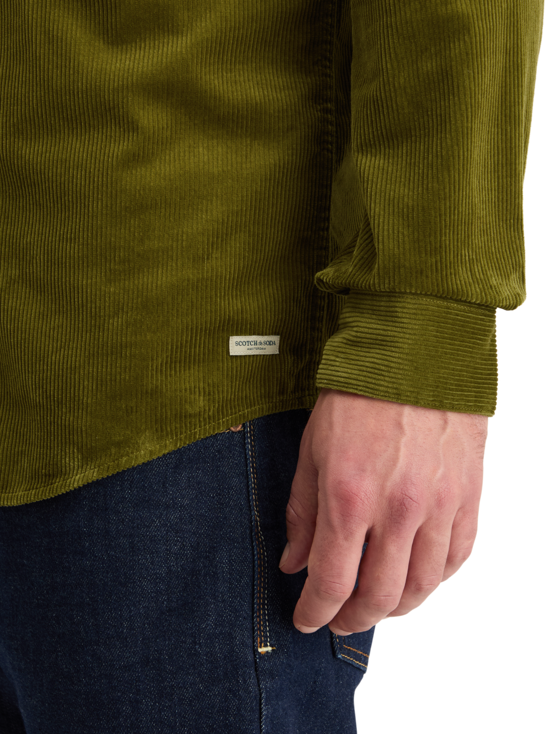 SOLID CORDUROY SHIRT