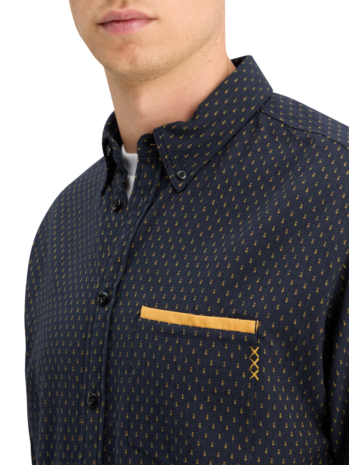 RELAXED FIT JACQUARD SHIRT