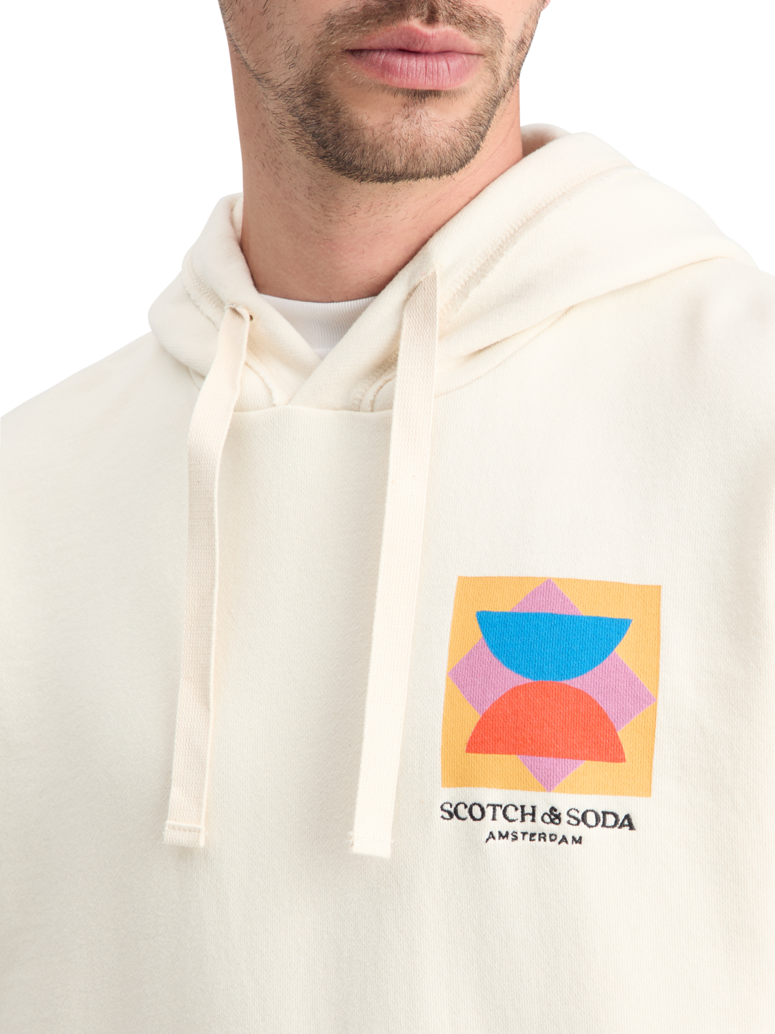 PATCHWORK APPLIQUE ARTWORK HOODIE