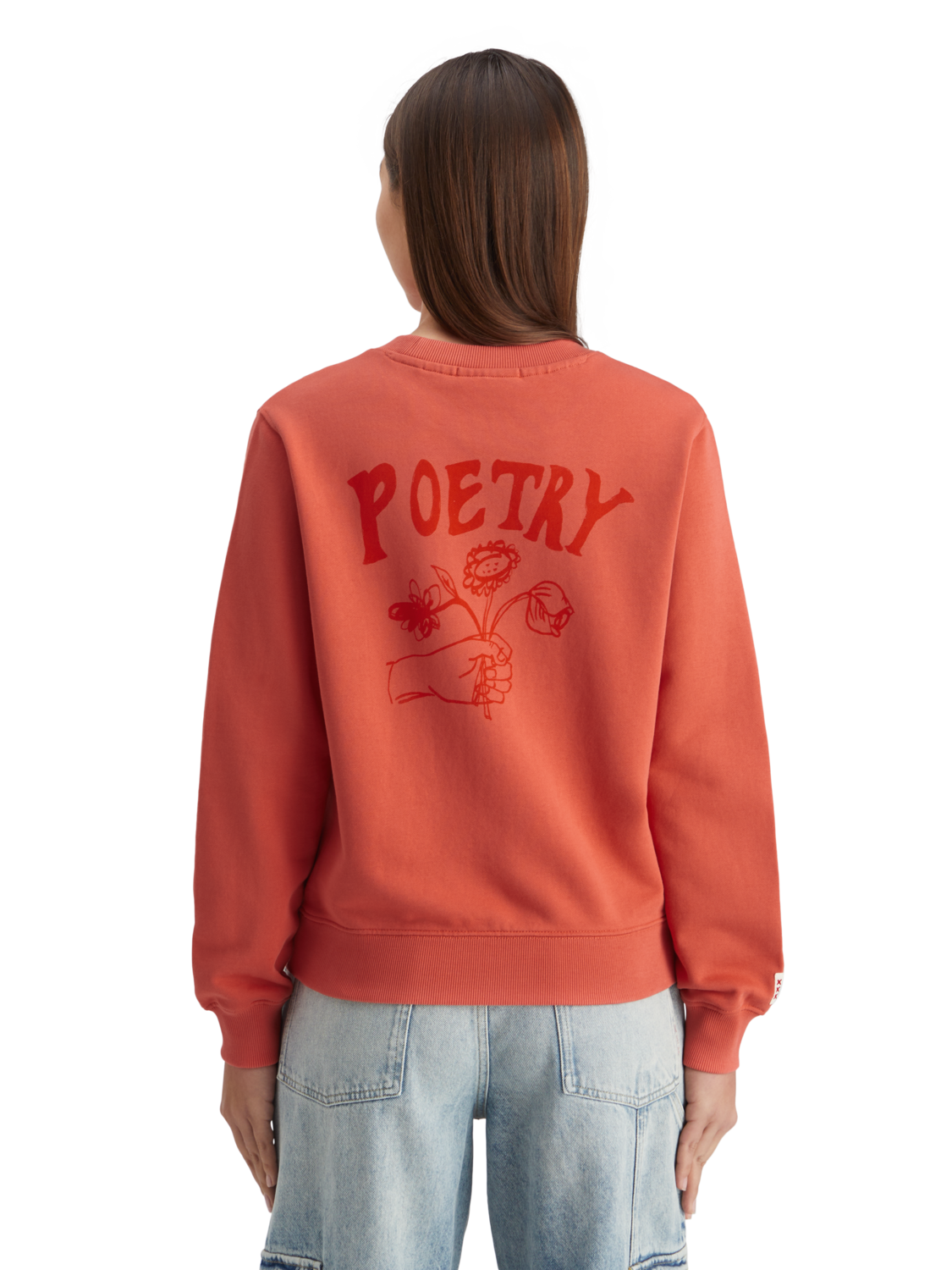 REGULAR FIT SWEATSHIRT WITH FRONT AND BACK ARTWORK