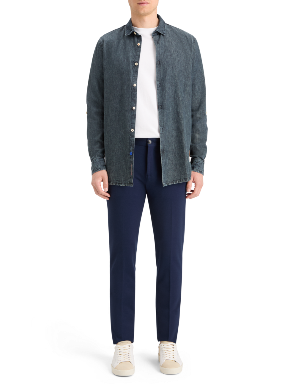 WASHED BLACK DENIM SHIRT