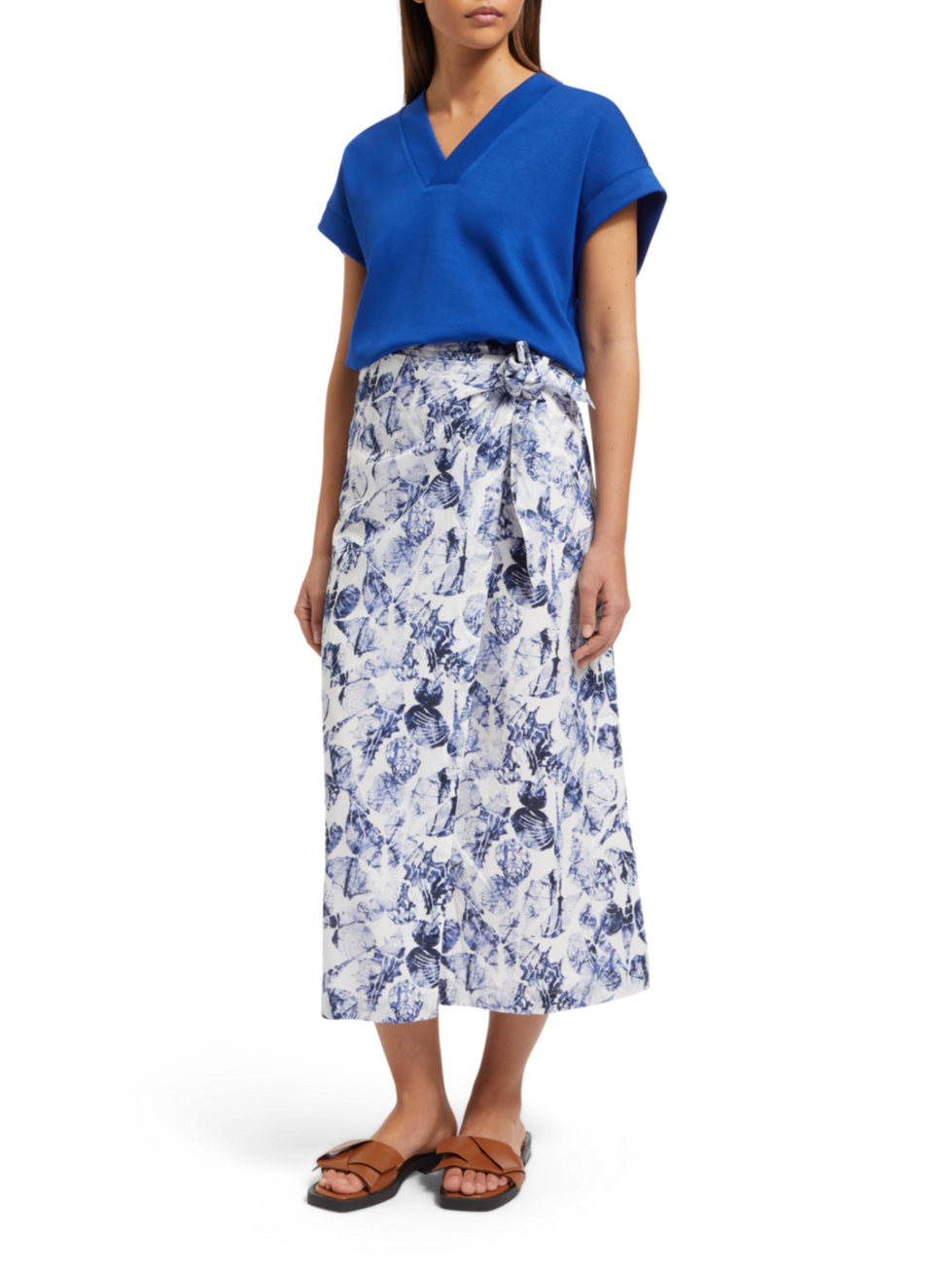 PRINTED MIDI-LENGTH SARONG