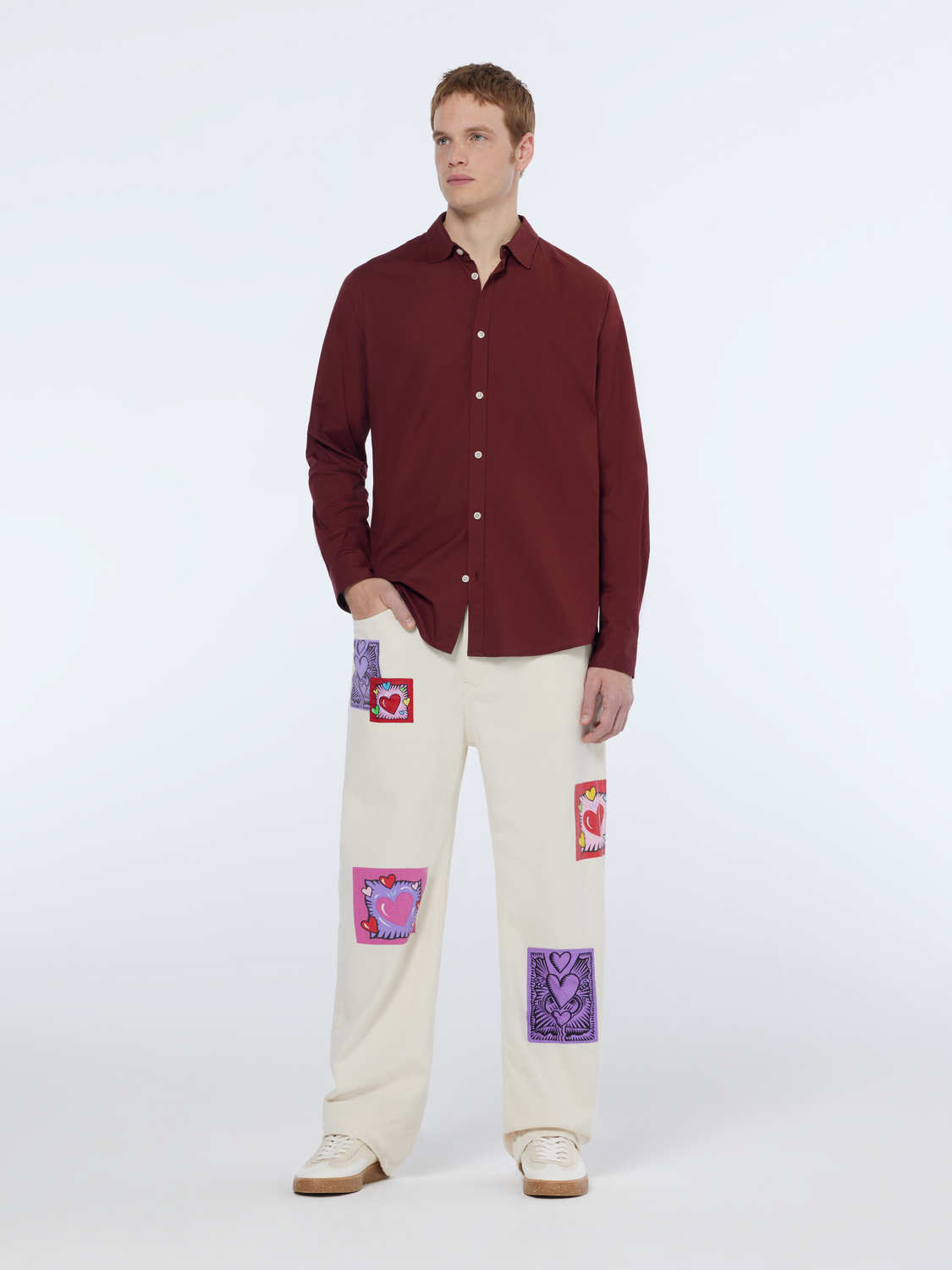 Seasonal Essentials Slim poplin shirt
