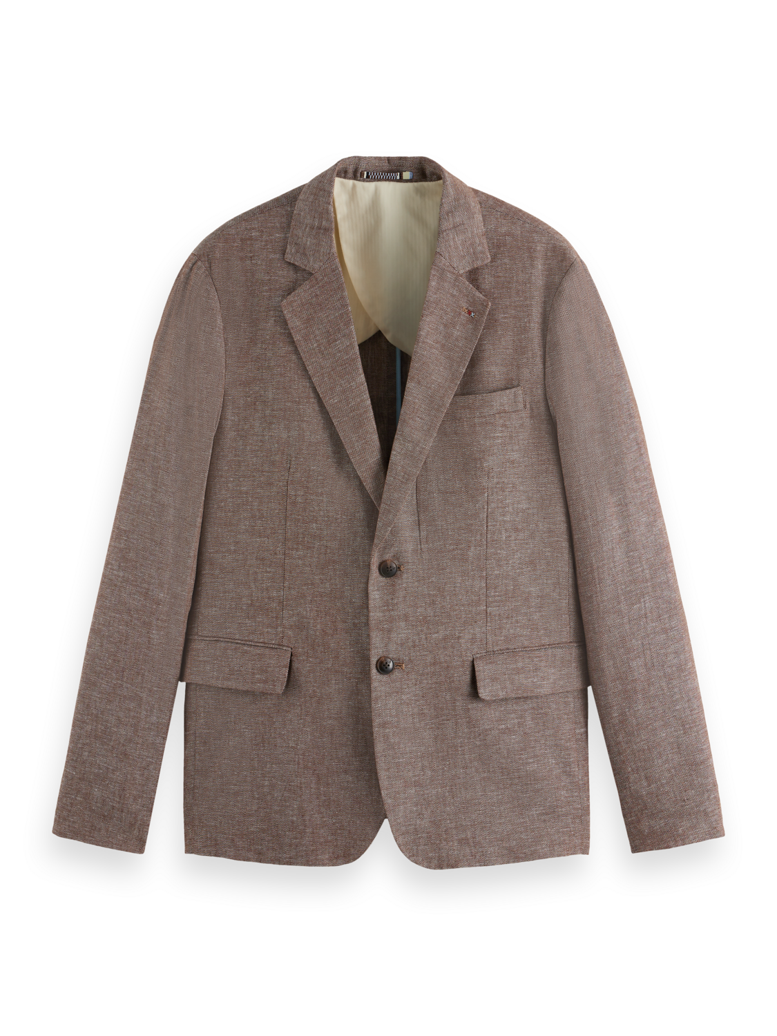 cotton-linen blazer