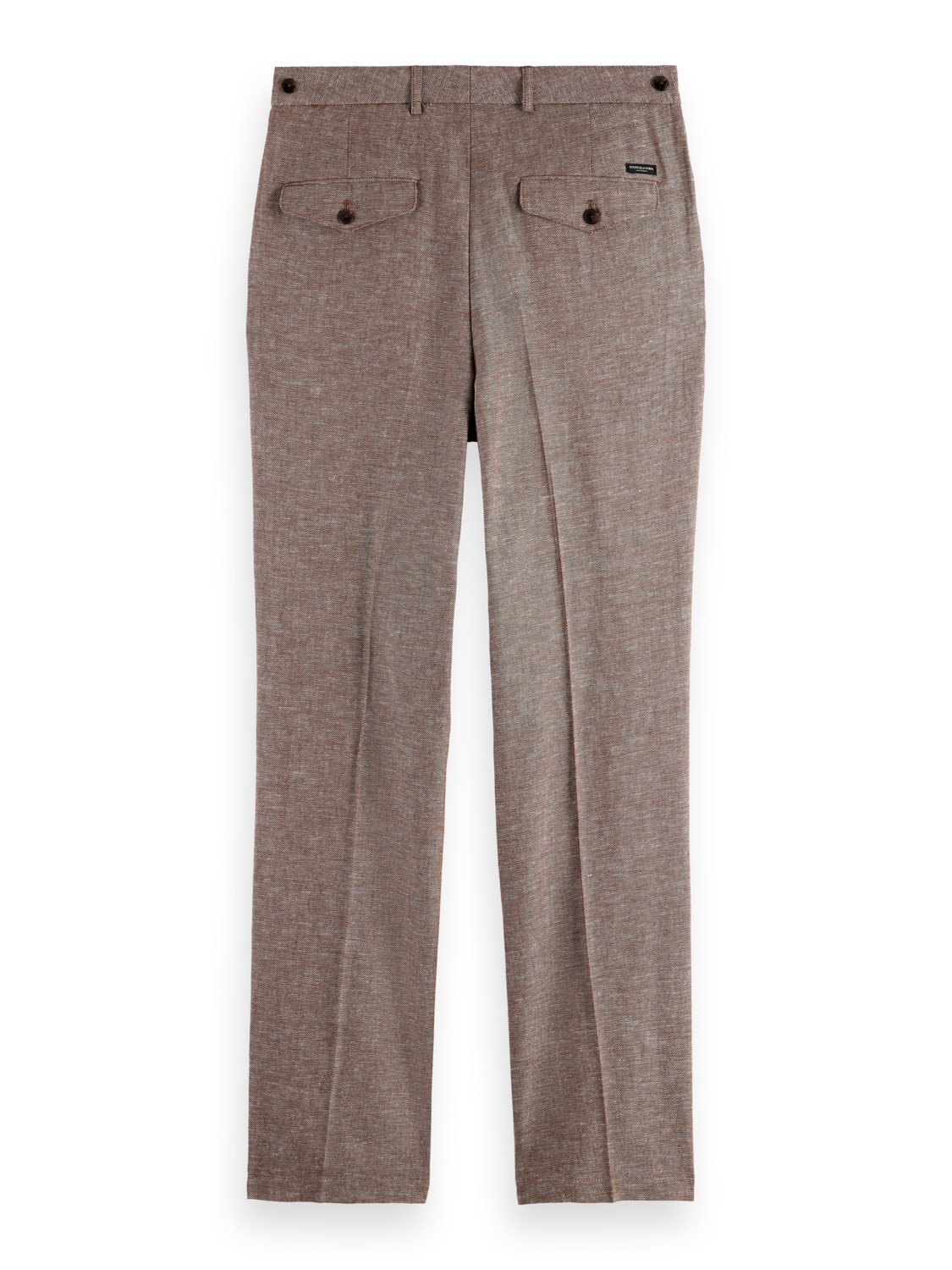 cotton-linen twill chinos