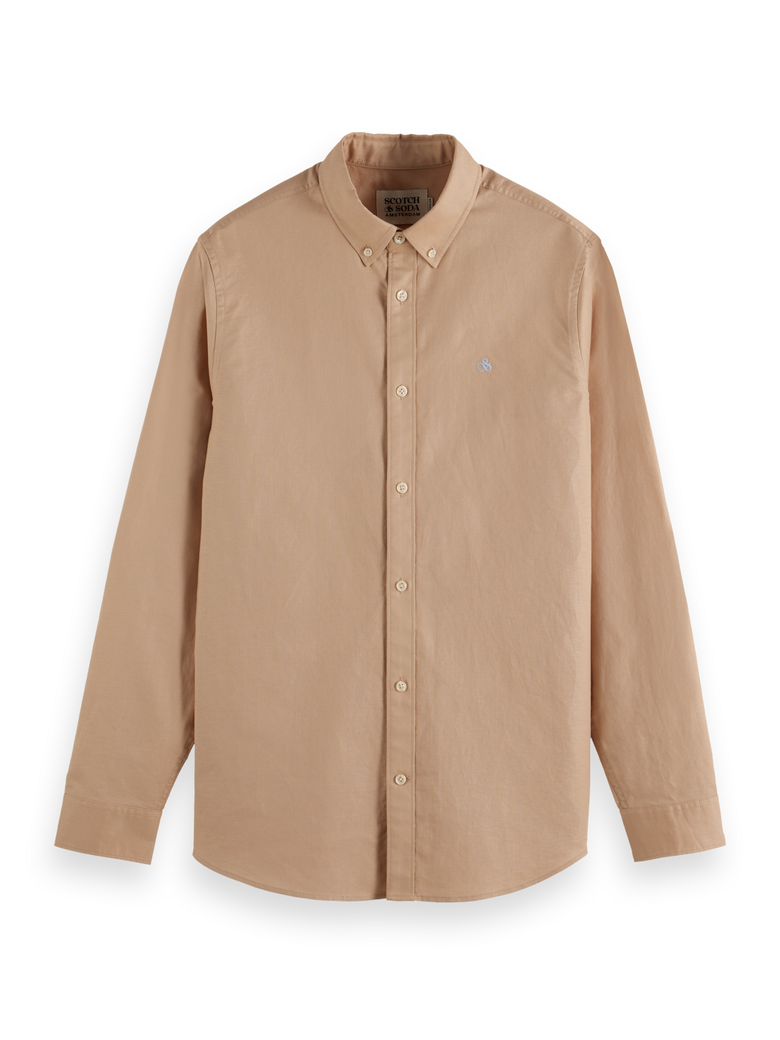Seasonal core - Regular fit solid oxford shirt