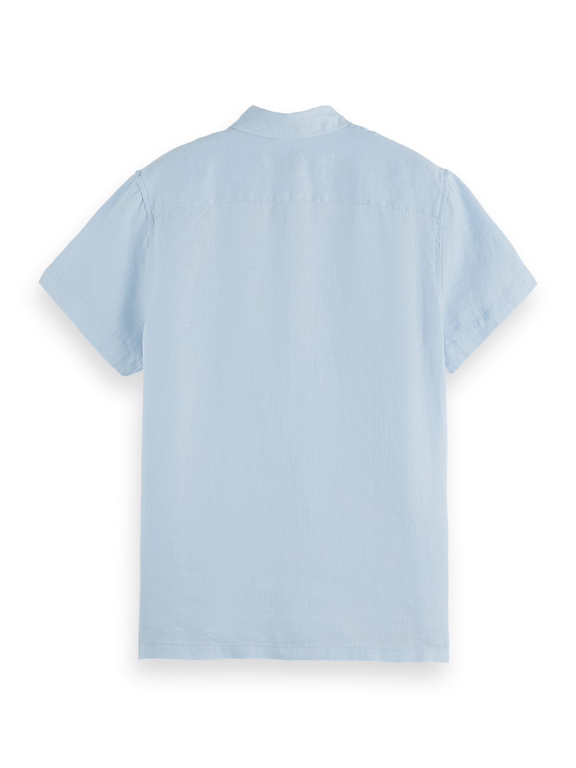 Seasonal core - short-sleeved regular fit linen shirt