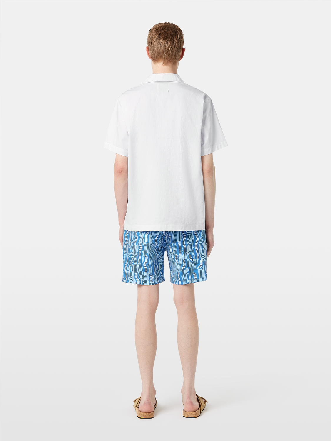 Short Sleeve linen blend shirt