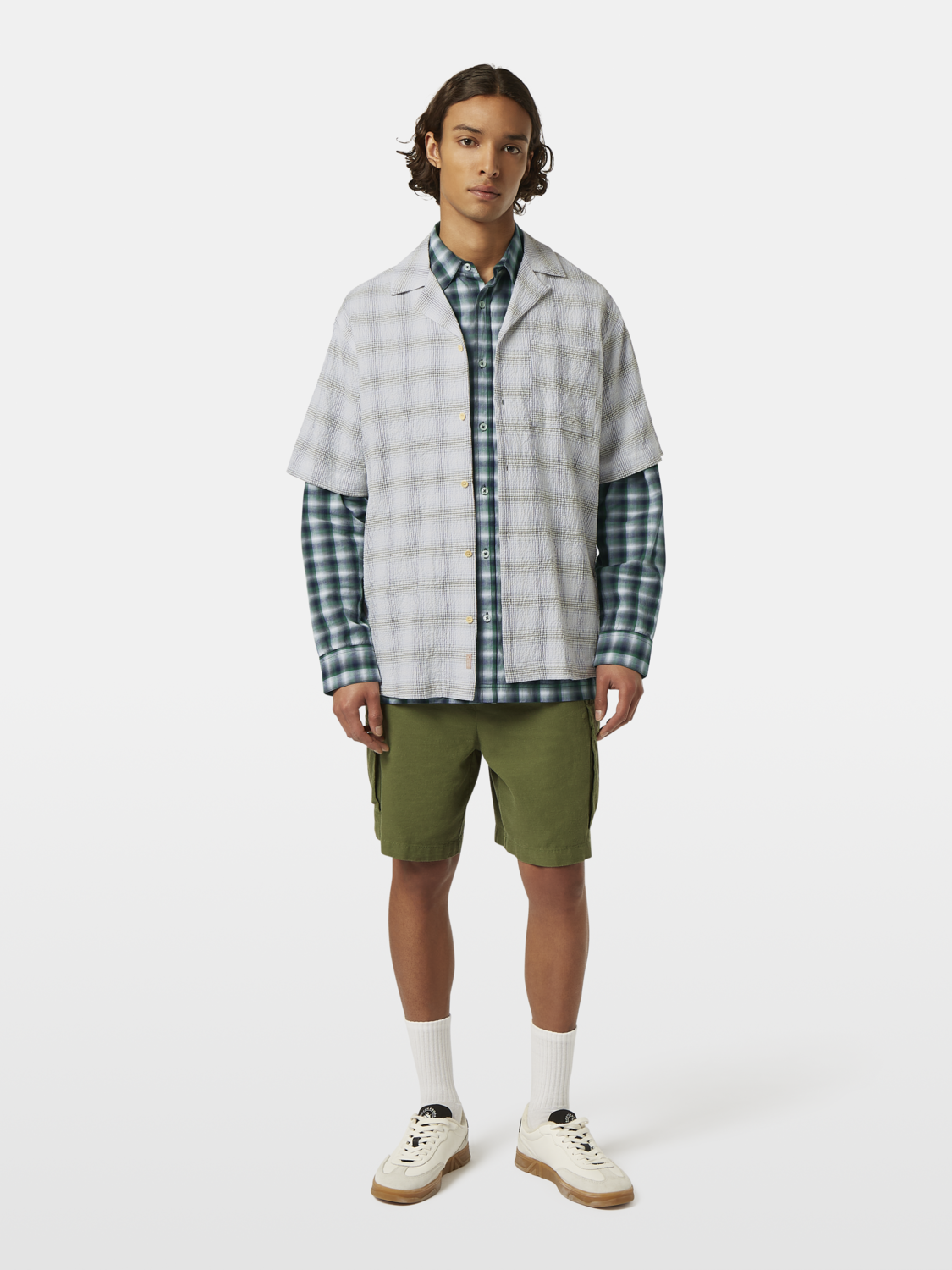 Checked Short Sleeve Shirt