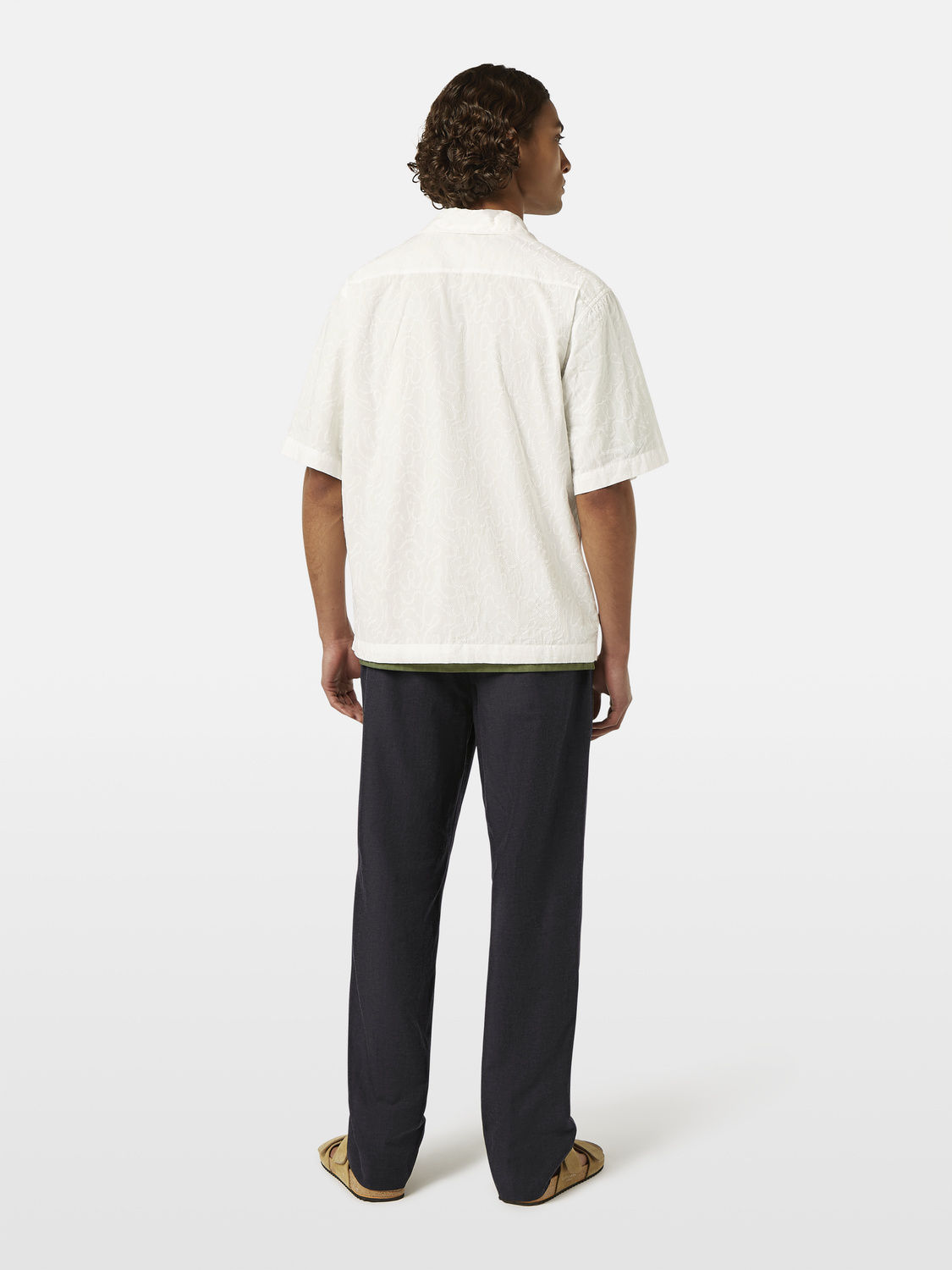Embroidered Short Sleeve Shirt