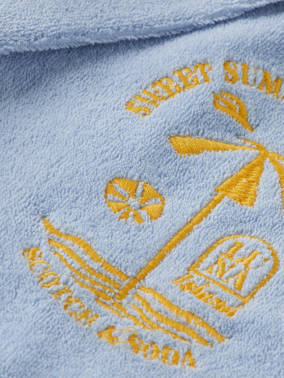 Short sleeve towelling shirt