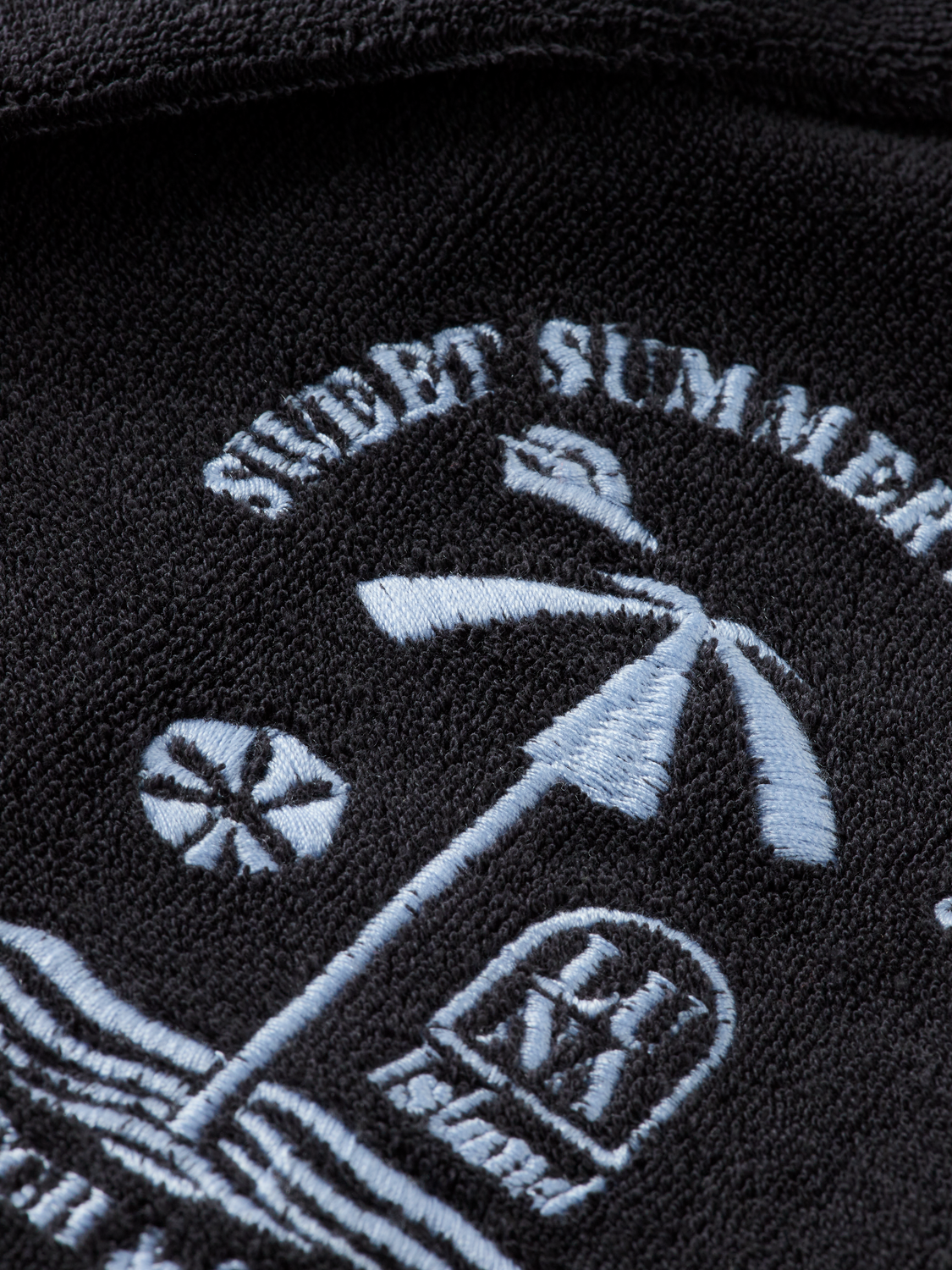 Short sleeve towelling shirt