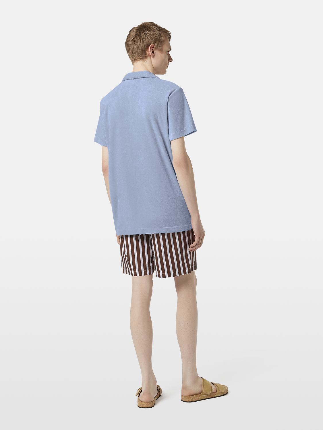 Short sleeve towelling shirt