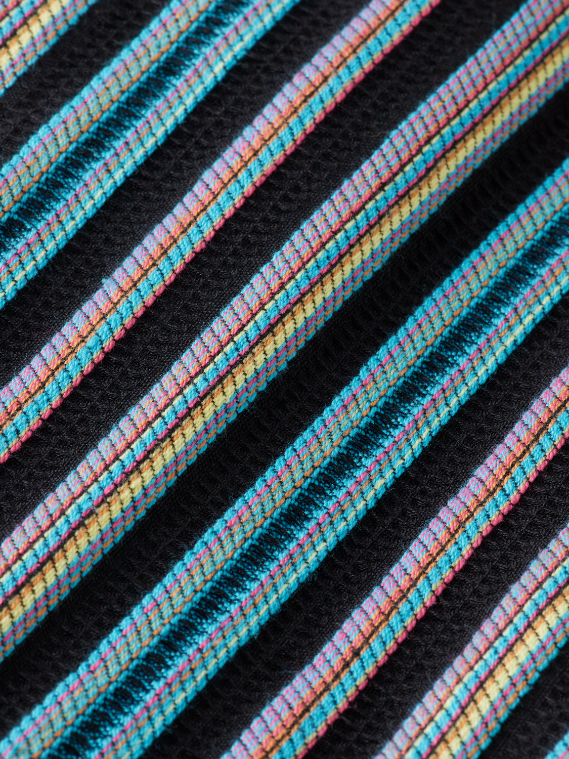 Striped Short Sleeve Jacquard Shirt