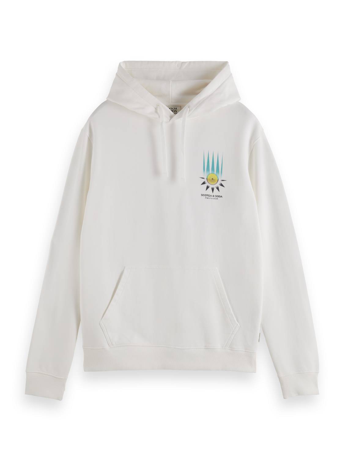 Regular fit front and back artwork hoodie