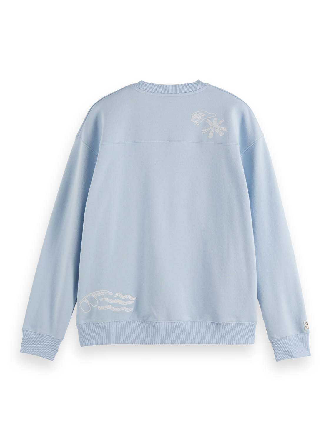 embroidered sweatshirt