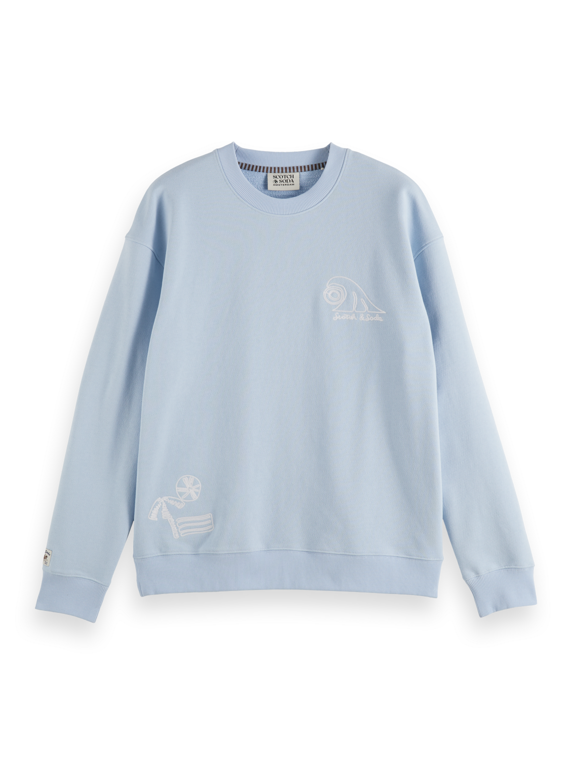 embroidered sweatshirt