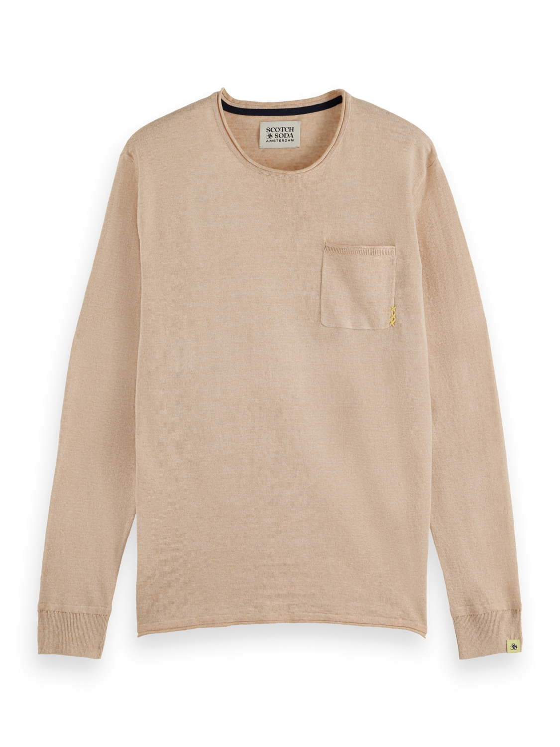 Linen-Blend Jumper