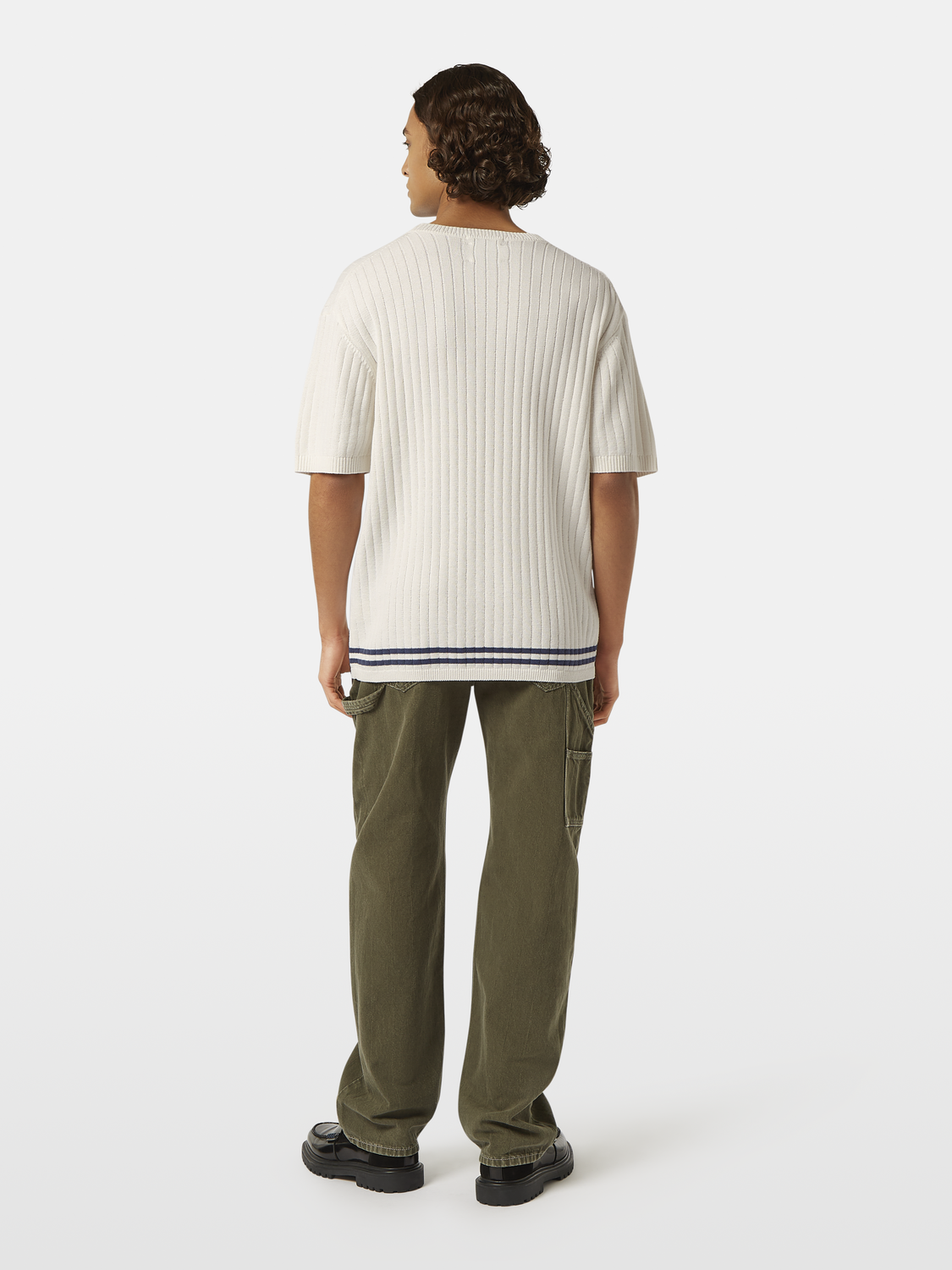 Structured knitted T-shirt
