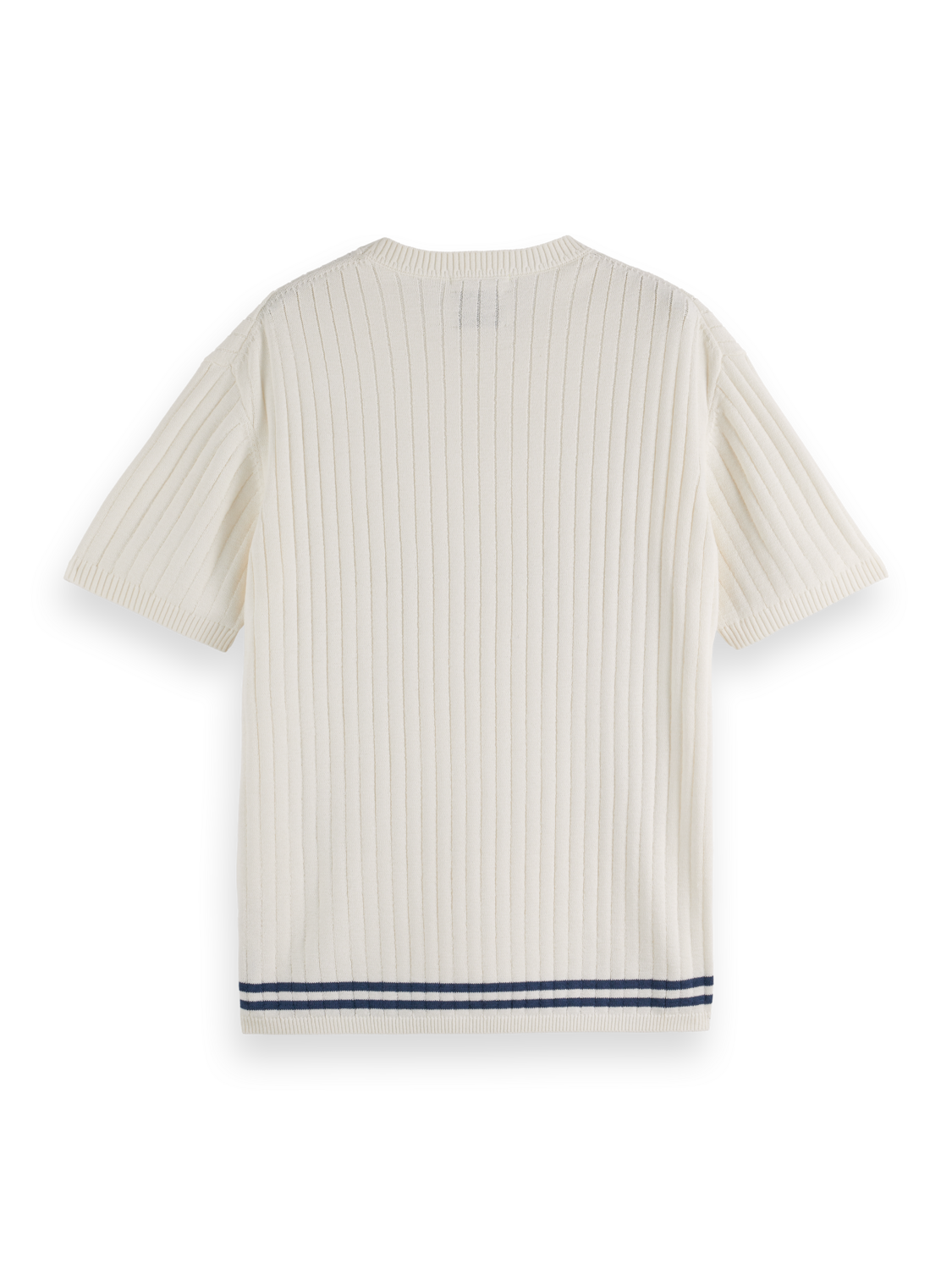 Structured knitted T-shirt