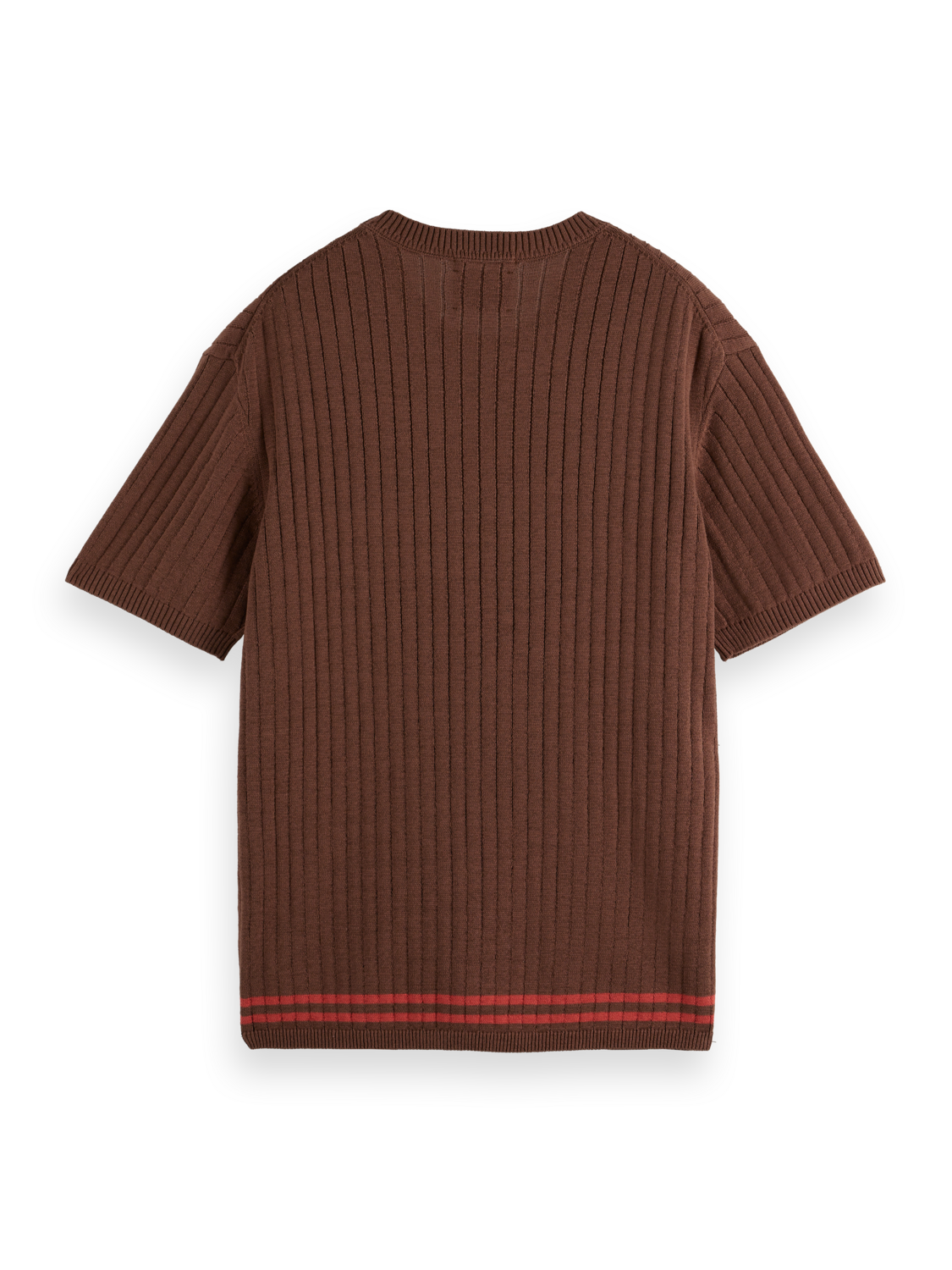 Structured knitted T-shirt