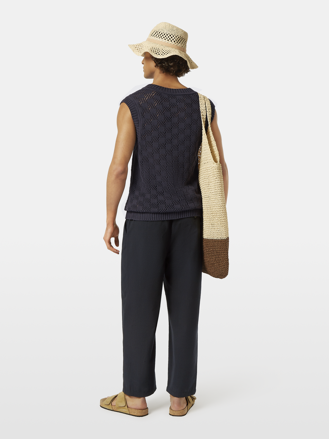 Structured v-neck vest