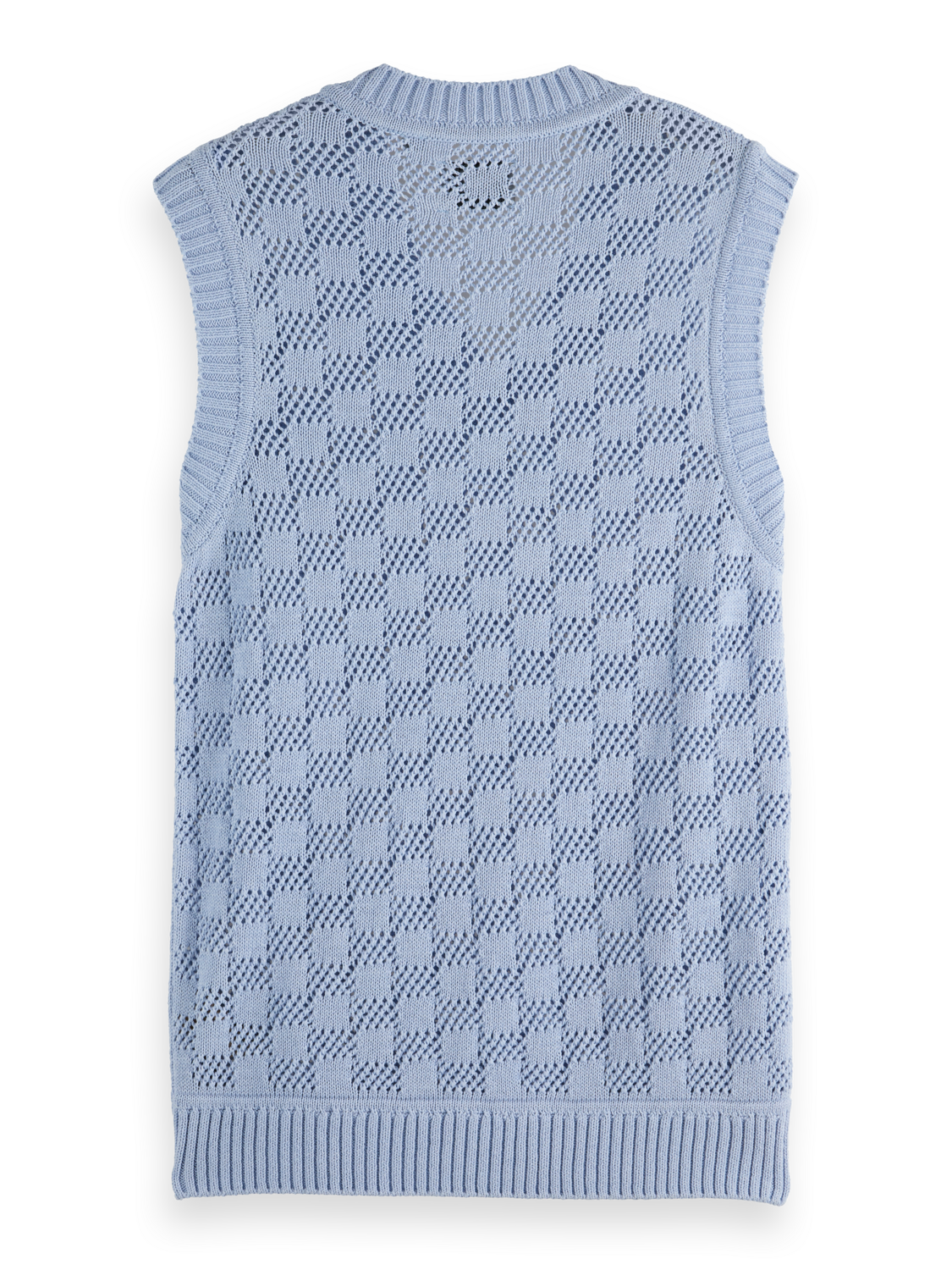 Structured v-neck vest
