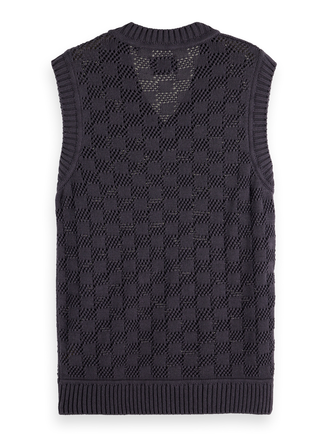 Structured v-neck vest
