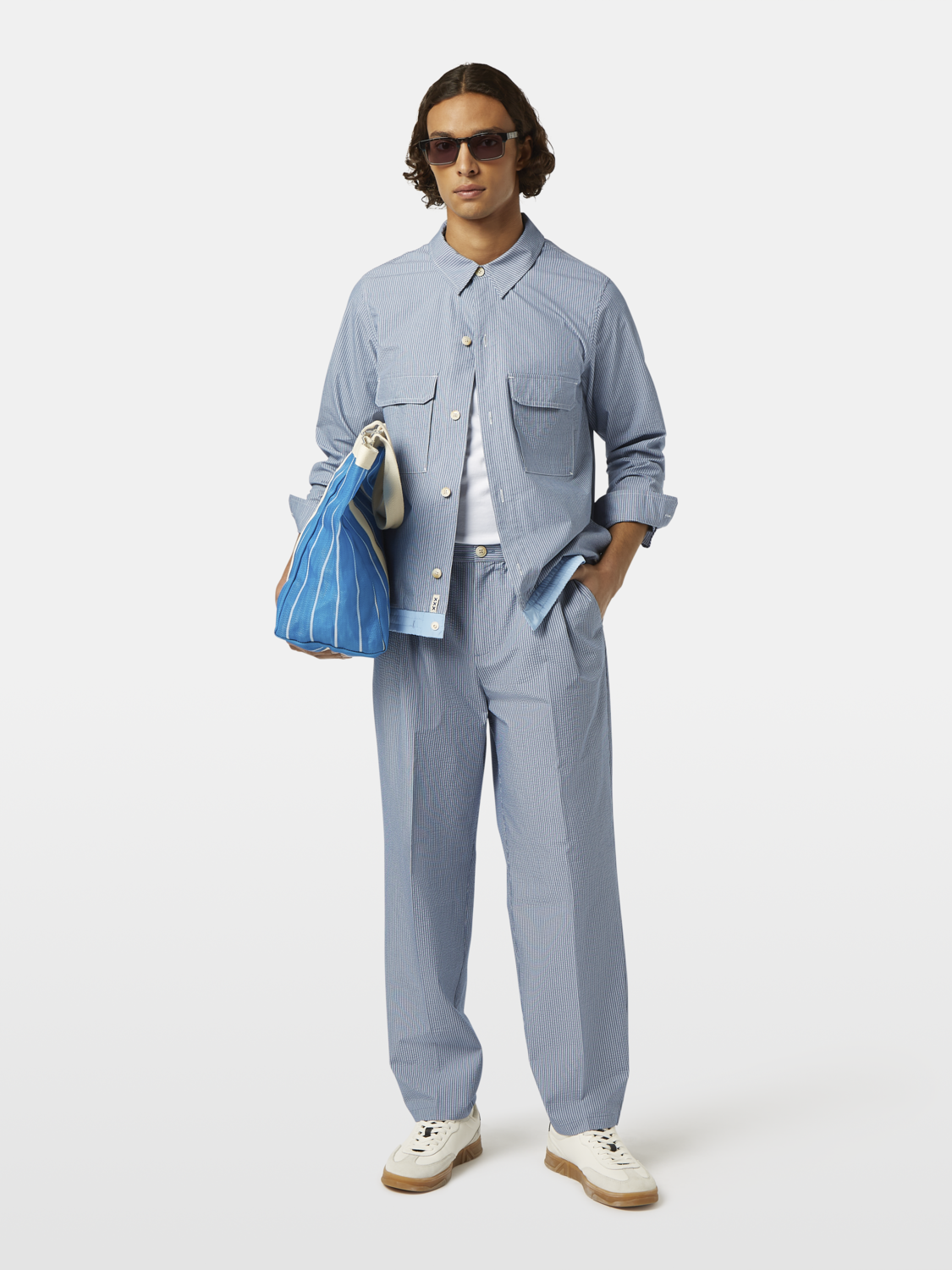 Seersucker Overshirt