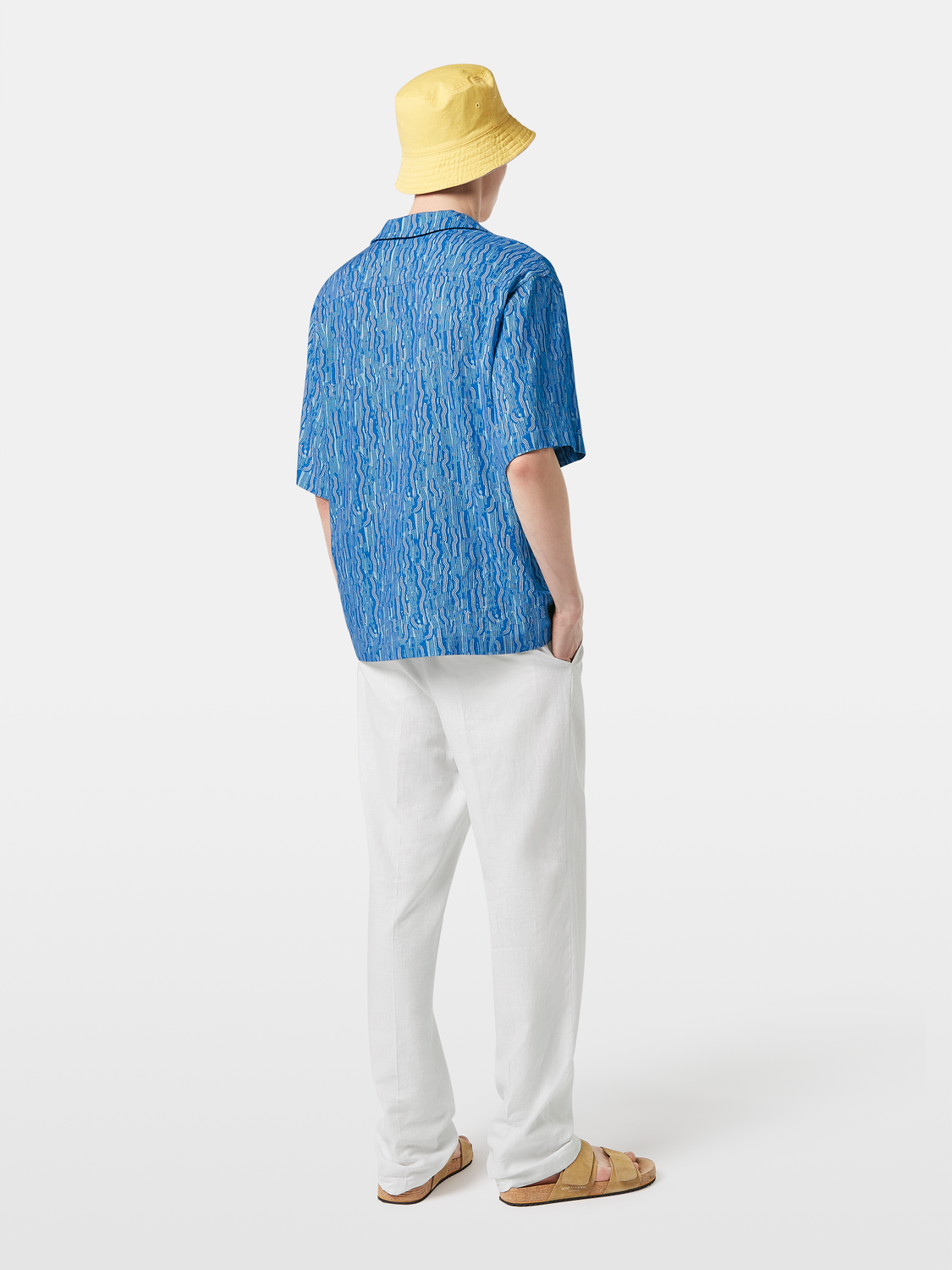 linen-blend shirt