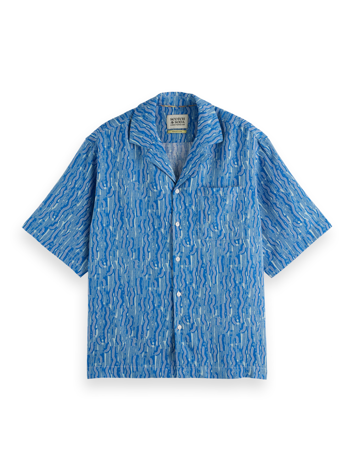 linen-blend shirt