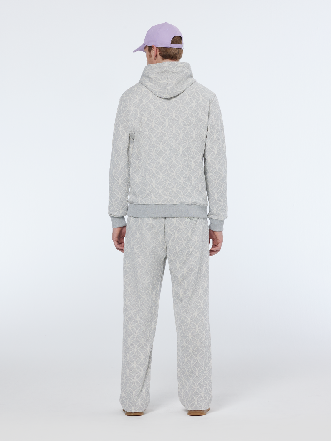 Jacquard Terry Relaxed Straight Sweatpants