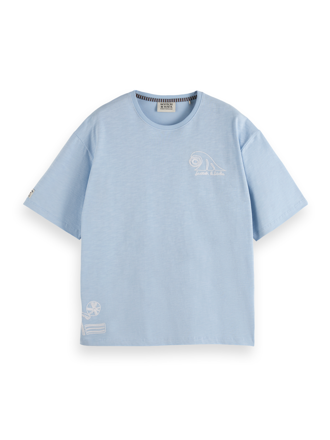 Loose fit embroidery T-shirt
