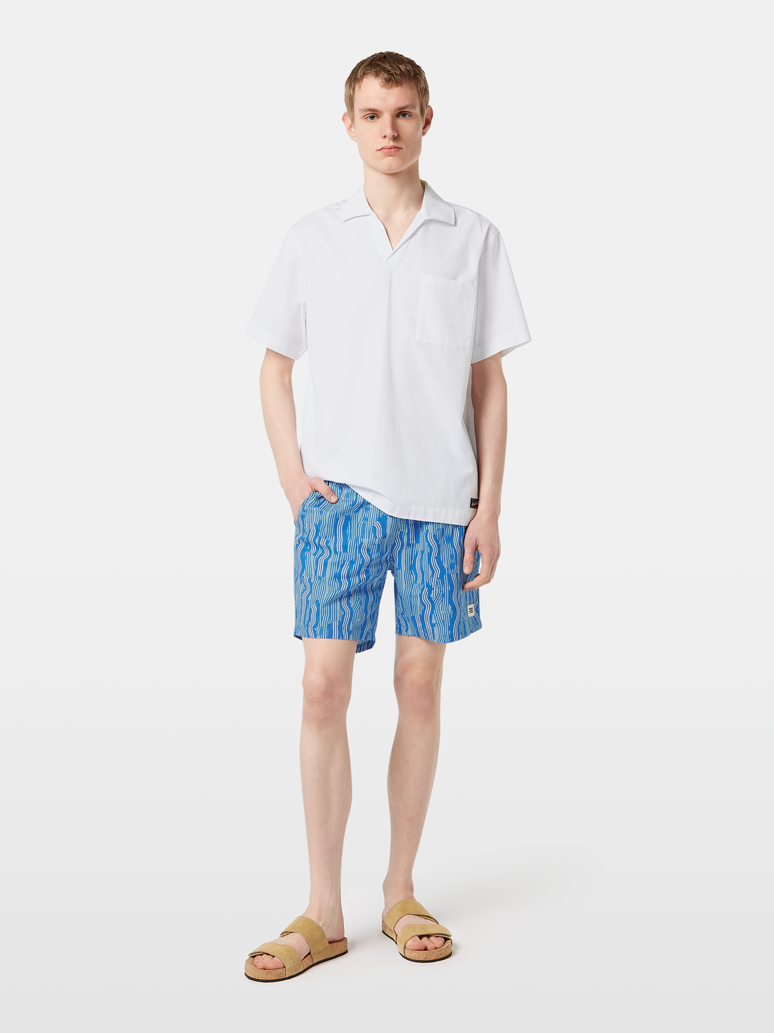 Printed swim shorts