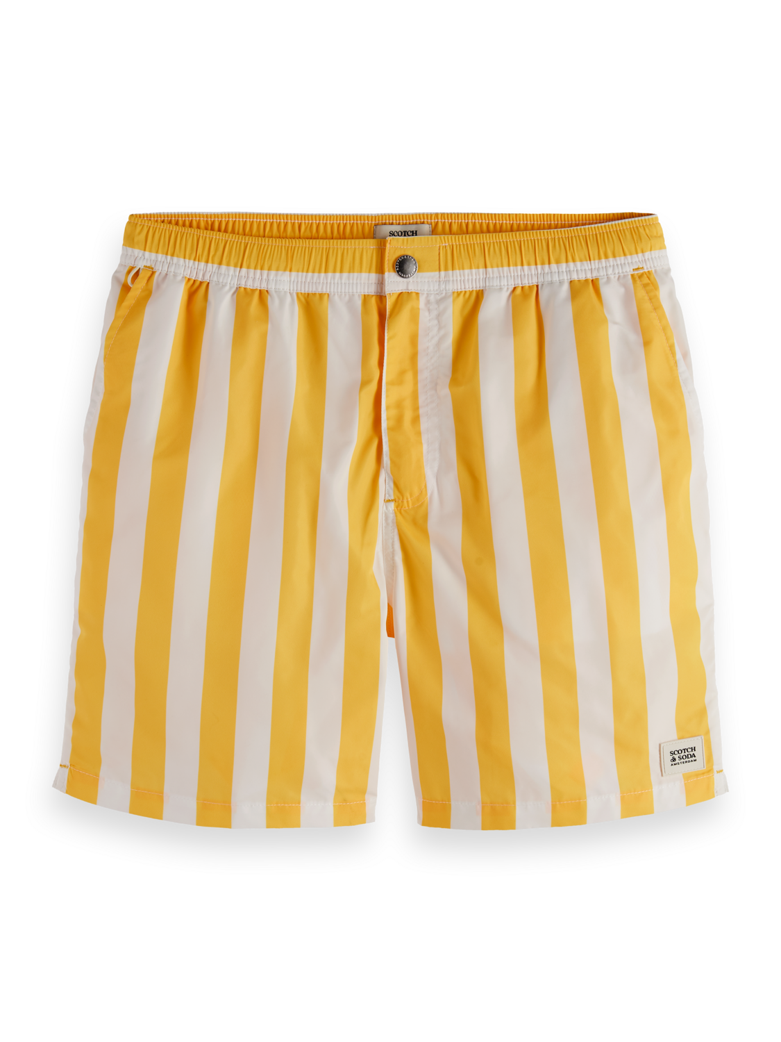 Striped swim shorts