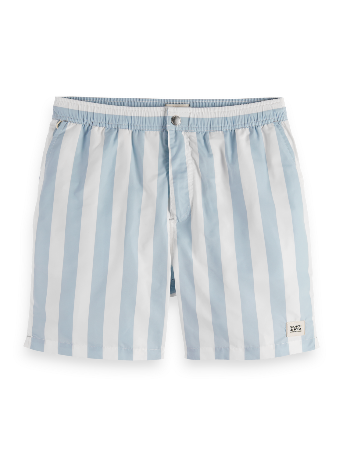 Striped swim shorts