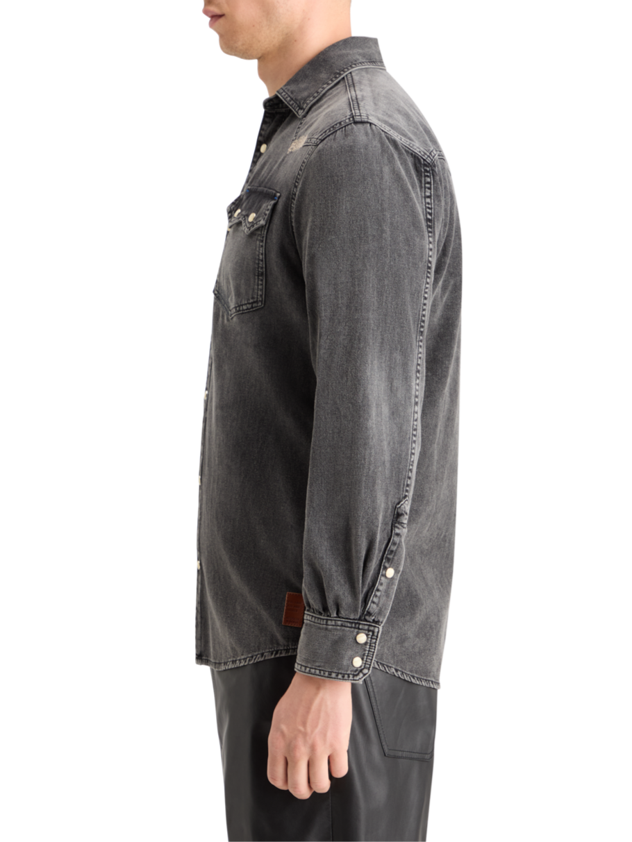 JOE JONAS X SCOTCH SODA WESTERN SHIRT - VINTAGE BLACK