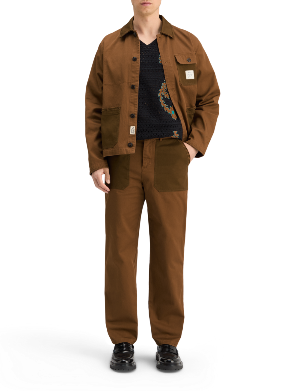 JOE JONAS X SCOTCH SODA STRAIGHT FIT TWILL CHINO