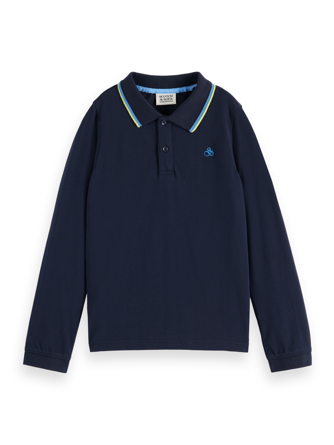 Boys Long-sleeve pique polo