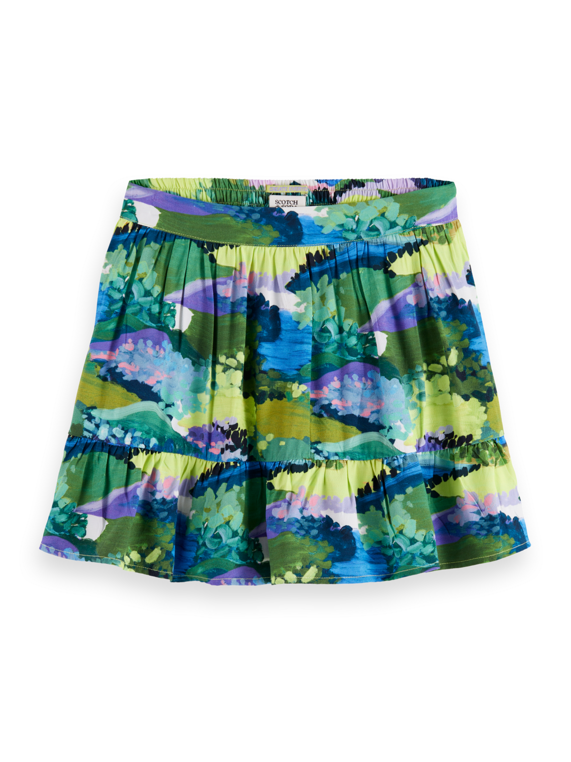 Girls Printed viscose skirt