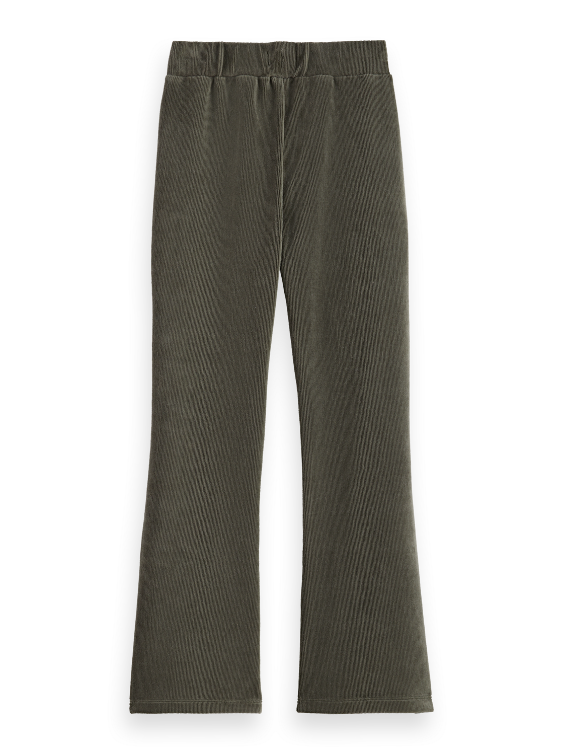 Girls Velvet ribbed leggings