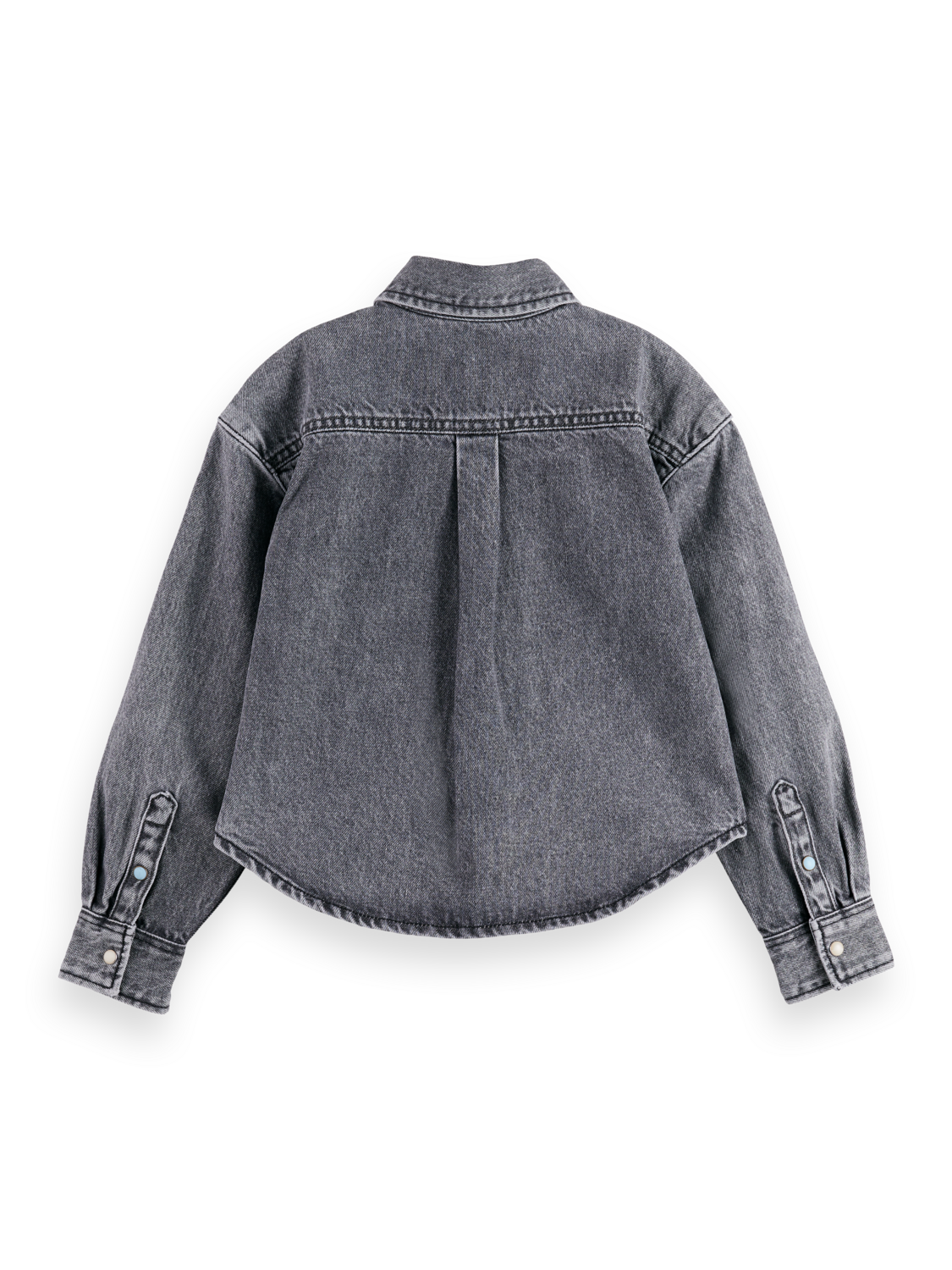 Girls Washed denim overshirt
